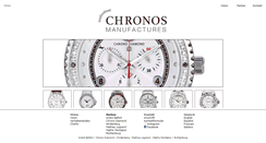 Desktop Screenshot of chronosmanufactures.com