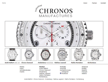 Tablet Screenshot of chronosmanufactures.com